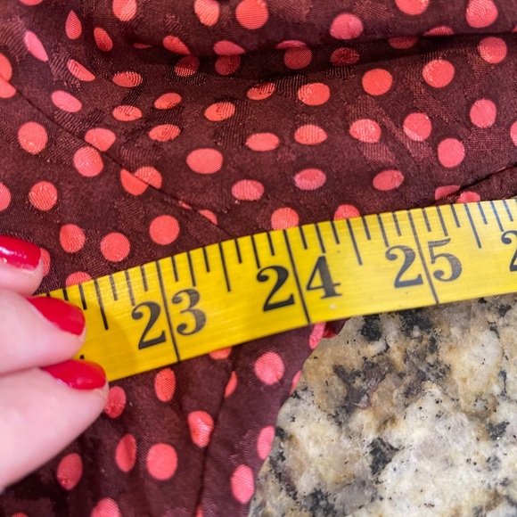 River island burgundy red polka dot dress 14US (equivalent 18UK) - Picture 8 of 9